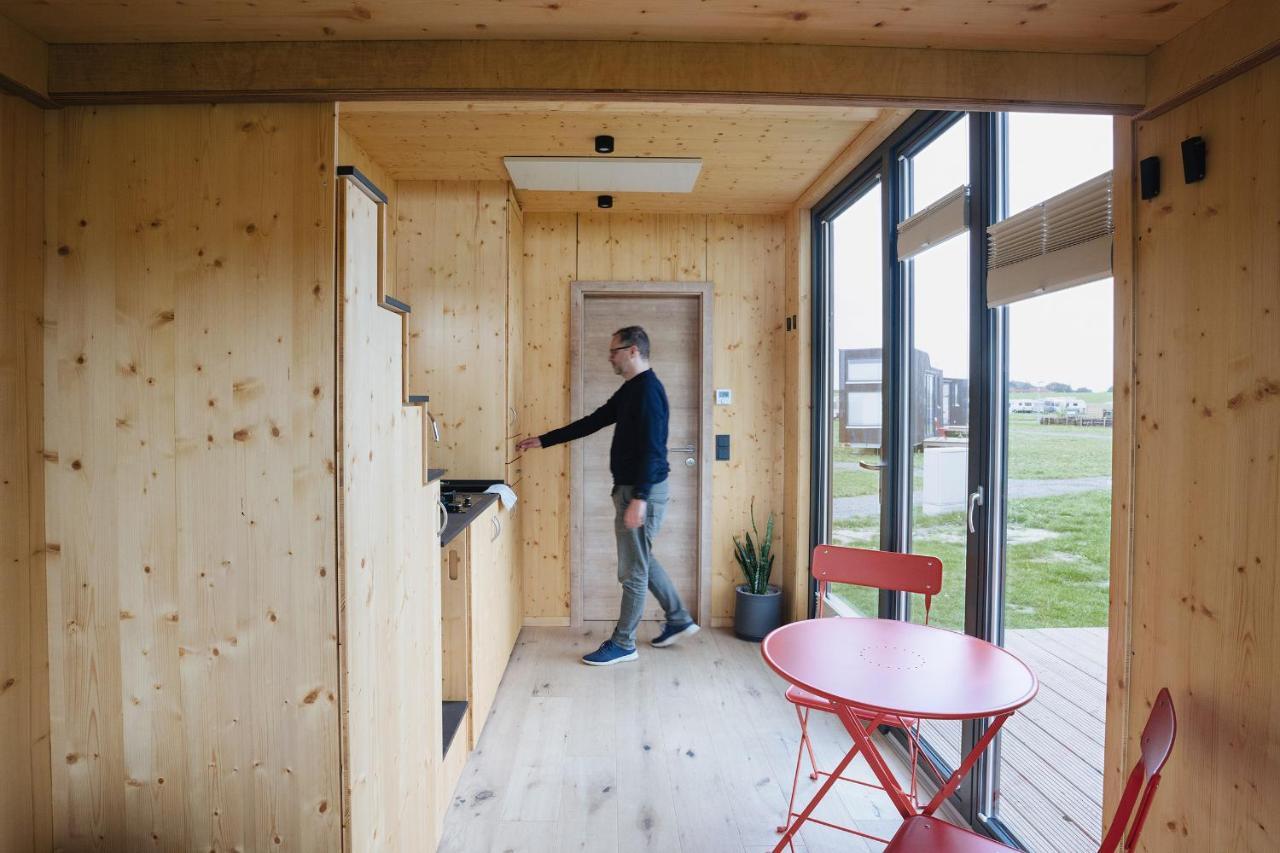 Tiny House Nature 2 Innenlage - Green Tiny Village Harlesiel 卡罗利嫩西尔 外观 照片