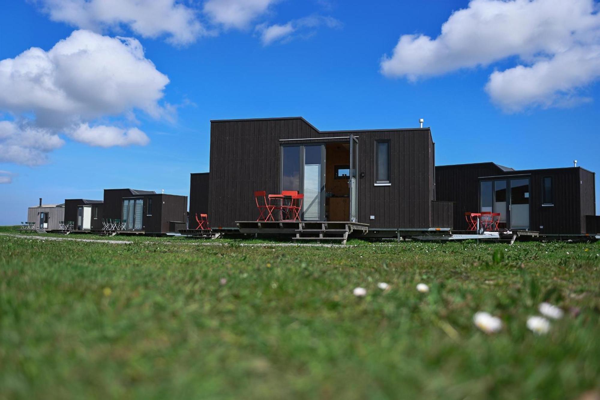 Tiny House Nature 2 Innenlage - Green Tiny Village Harlesiel 卡罗利嫩西尔 外观 照片